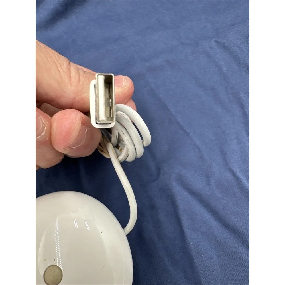 Authentic Apple A1152 white Mighty‎ Mouse USB Wired